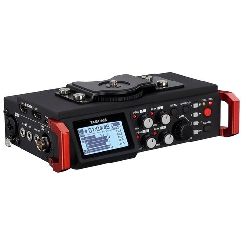 Tascam DR-701D 6-канальный портативный аудиорекордер для DSLR камер , WAV/BWF, карты SD/SDHC/SDXC, T