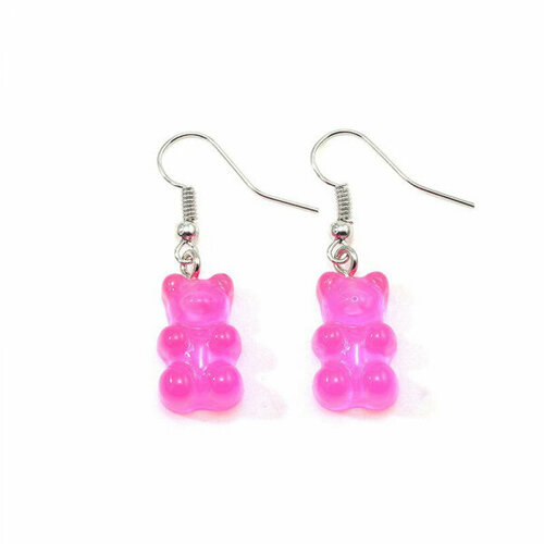 Серьги розовый 139₽