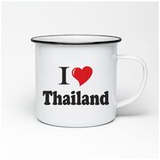 Металлическая кружка CoolPodarok Путешествия I love Thailand