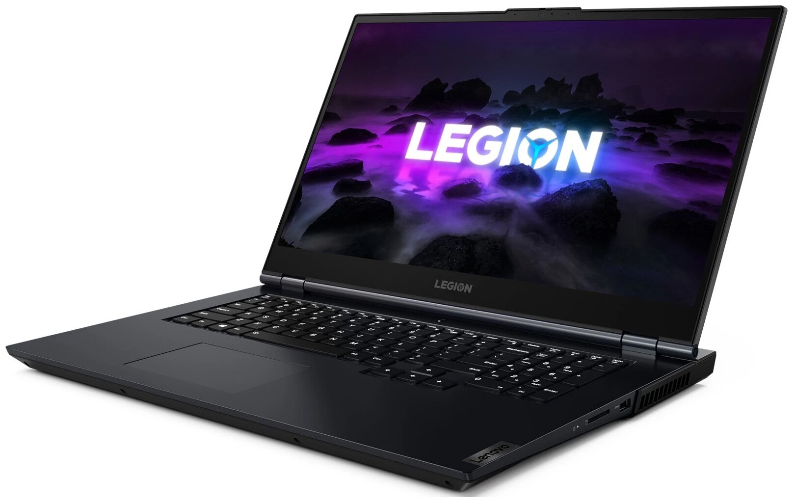 173 Ноутбук Lenovo Legion 5 17ACH6H 1920x1080 AMD Ryzen 5 5600H 33 ГГц RAM 16 ГБ SSD 512 ГБ HDD NVIDIA GeForce RTX 3060 Windows 11 Home 82JY00FARU Phantom Blue