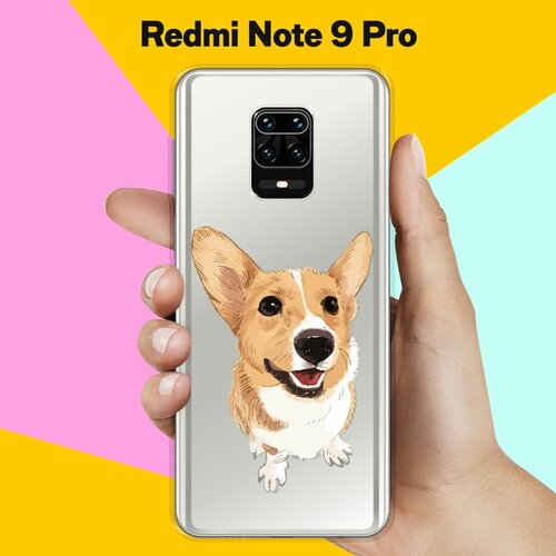 Силиконовый чехол Хороший корги на Xiaomi Redmi Note 9 Pro силиконовый чехол корги с шарфом на xiaomi redmi note 8 pro