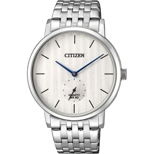 наручные часы citizen basic be9170 05l синий Наручные часы CITIZEN BE9170-56A, серебряный