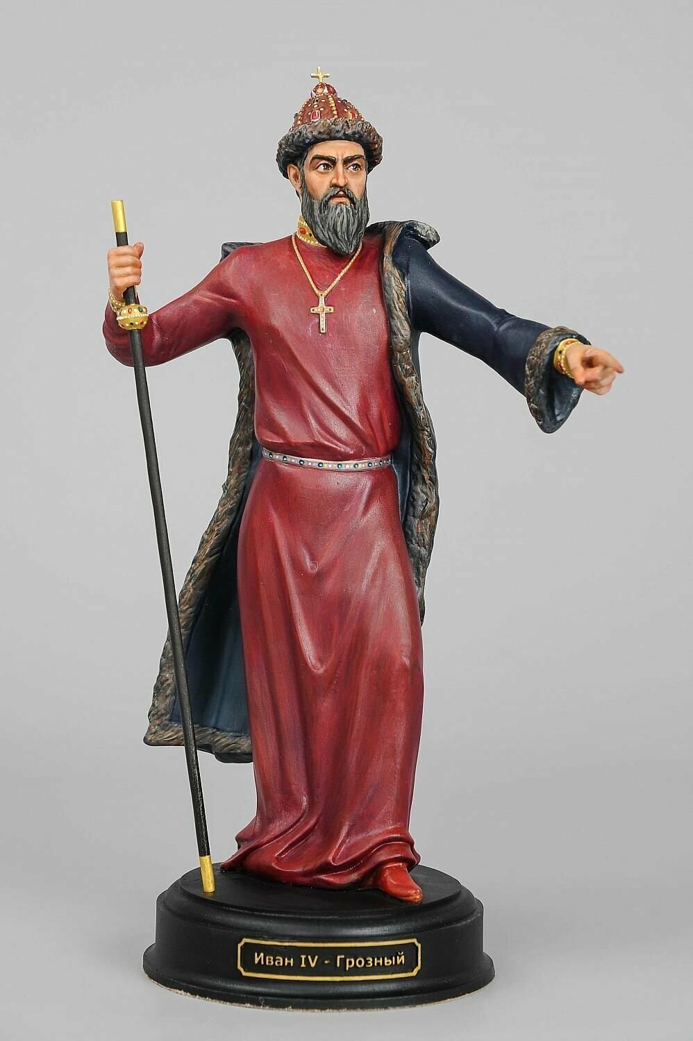 Статуэтка Vernissage Of History "Иван Грозный" 26 см, литьевой мрамор, ручная роспись — фото 1