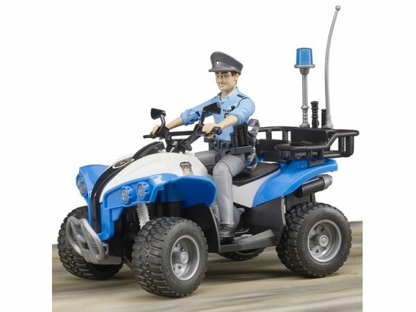 Квадроцикл Bruder Police-Quad (63-010) с фигуркой 1:16