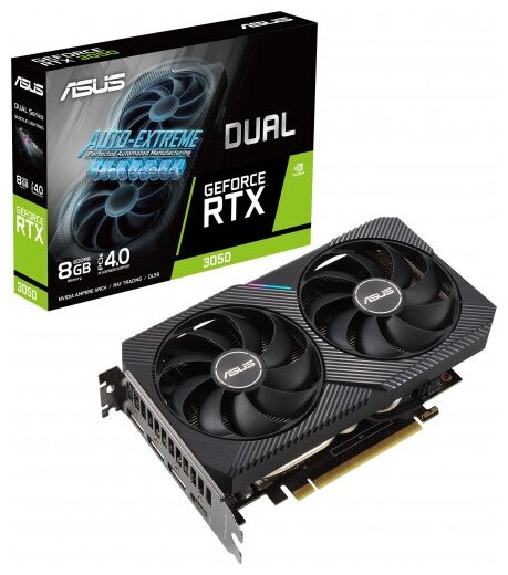 Видеокарта Asus GeForce RTX 3050 DUAL OC 8G