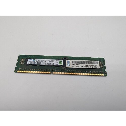 Модуль памяти M393B5270DH0-CK0, 49Y1561, Samsung, DDR3, 4 Гб для сервера ОЕМ оперативная память 4gb pc3 12800 1600mhz ddr3 dimm ecc kingston kvr16r11d8 4