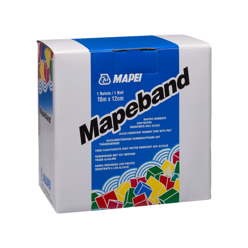 MAPEBAND (10 м) Прорезиненная лента с щелочестойкой тканью MAPEI/мапеи/мапей гидроизоляционная лента mapei mapeband 120 мм 10 пог м