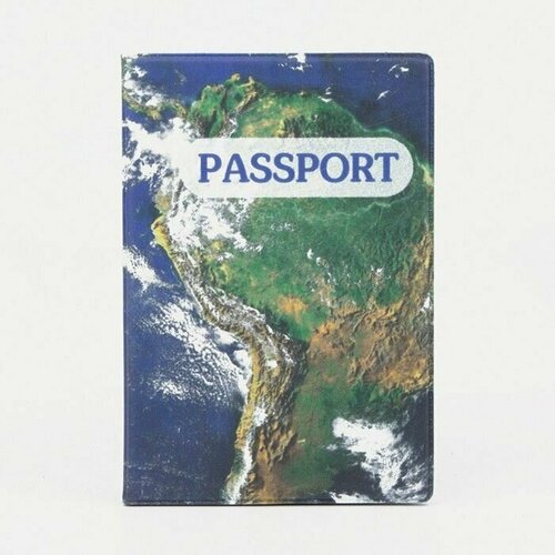 фото Обложка для паспорта , зеленый случай