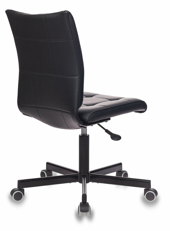 Кресло CH-330M черный Leather Black искусственная кожа крестовина металл черный / Офисное кресло для оператора, персонала, сотрудника, для дома