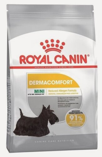 Изображение товара Корм сухой для собак Royal Canin Mini Dermacomfort 26 склонных к кожным раздражениям и зуду 3 кг