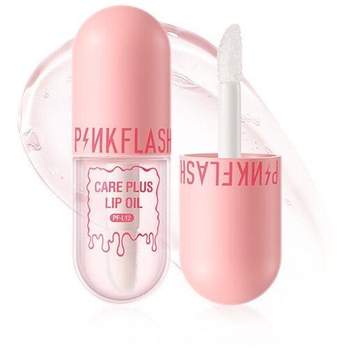 Ухаживающее масло для губ Pink Flash Care Plus/ Интенсивно ухаживающий бальзам для губ