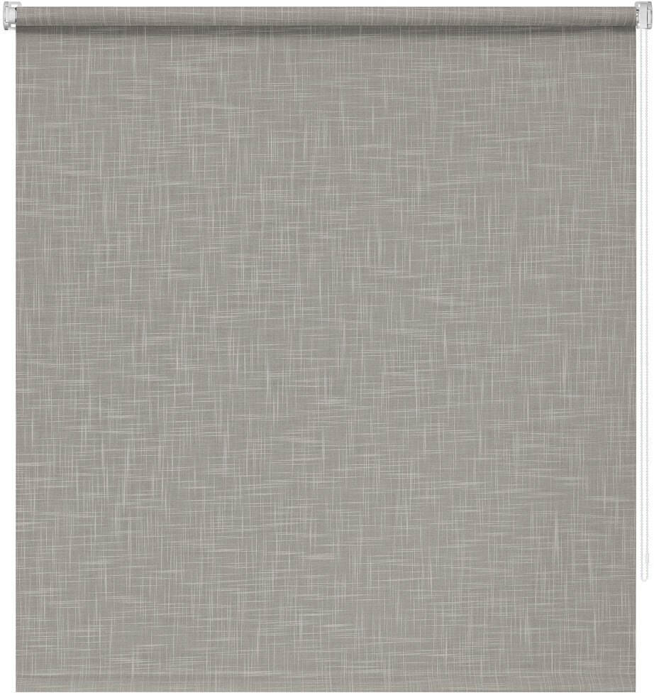 Рулонная штора Decofest Шантунг, 100 x 160 см, серая