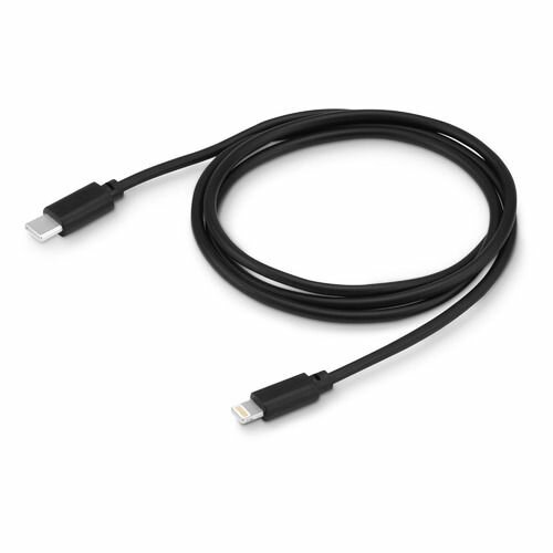 Кабель Buro Lightning (m) - USB Type-C (m), 1м, 3A, черный [pd18w]