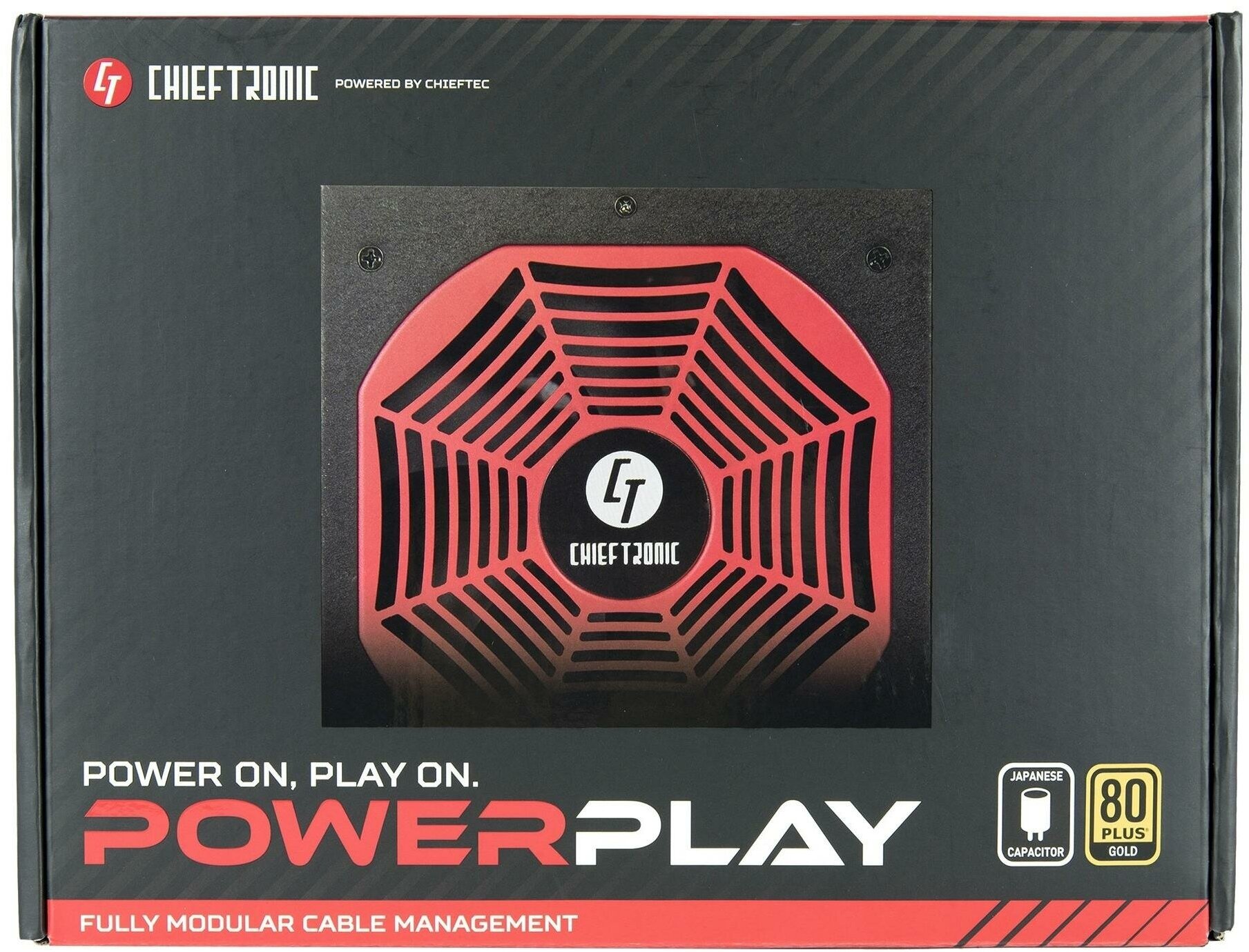 Блок питания Chieftec PowerPlay(ATX 2.3, 750W, 80 PLUS GOLD, Active PFC, 140mm fan)Full Cable Management, LLC design, Japanese - фото №9