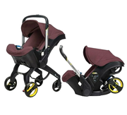 Коляска-автолюлька 4в1 группа 0+ (до 13 кг) stroller 4 in1, бордовый