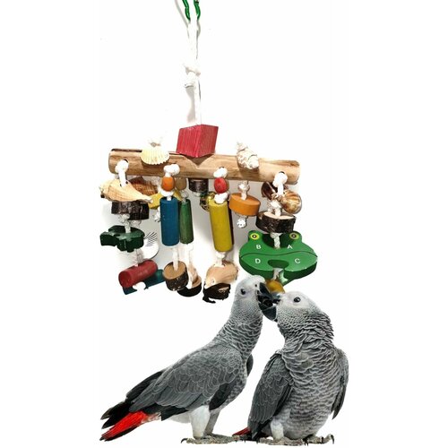 игрушка для птиц для средних крупных больших попугаев Игрушка для птиц, для средних, крупных, больших попугаев в клетку