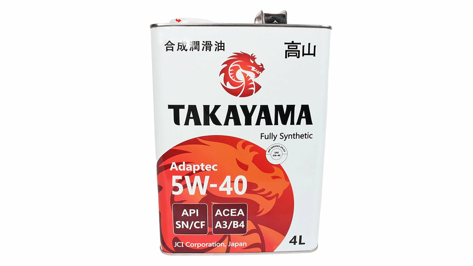 Масло моторное TAKAYAMA 5W40 SN/CF 4л