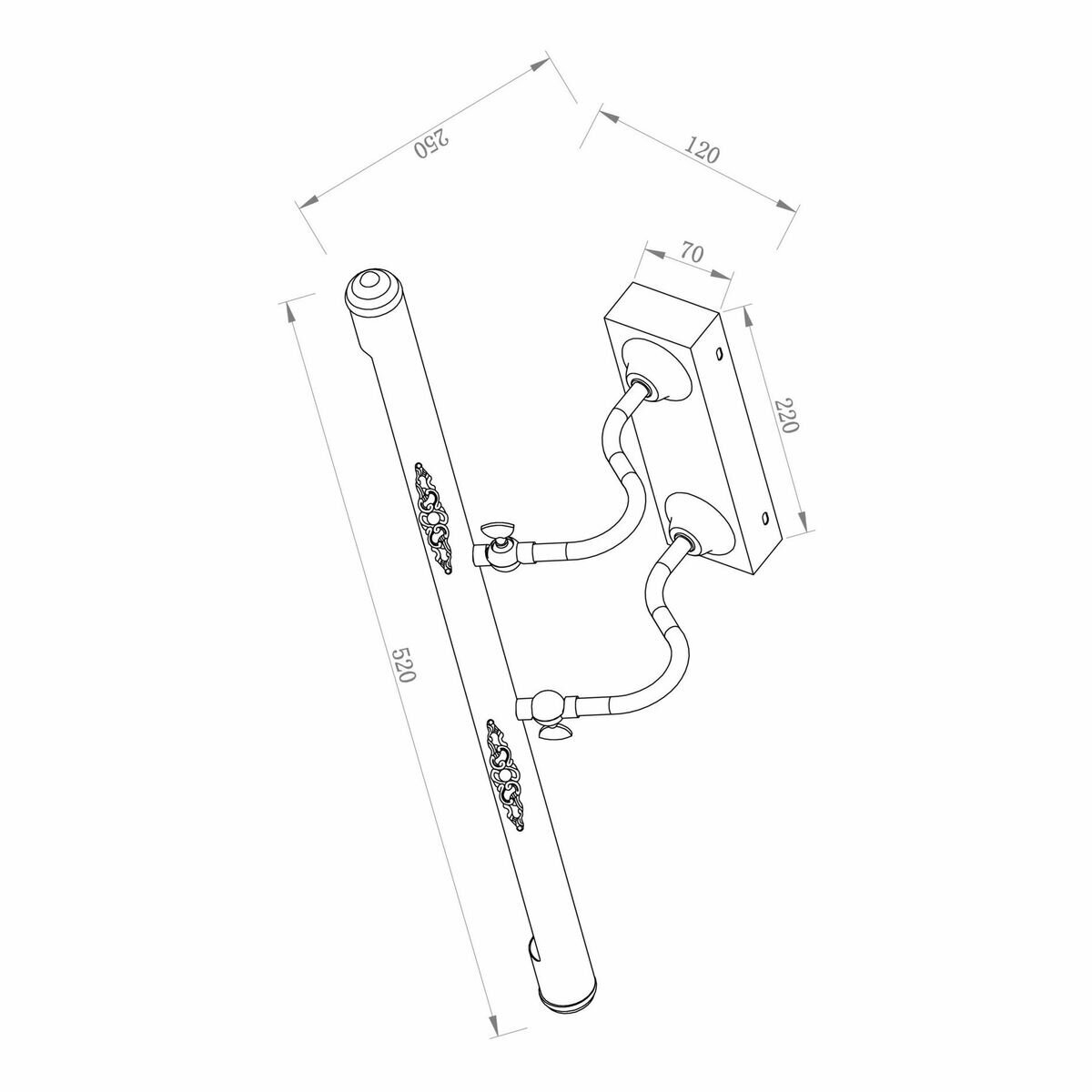 Подсветка Maytoni Oculus MIR014WL-L10G3K