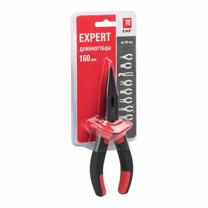 dg-160-exp Длинногубцы Expert 160 мм PROxima Упаковка (5 шт.) EKF - фото №6