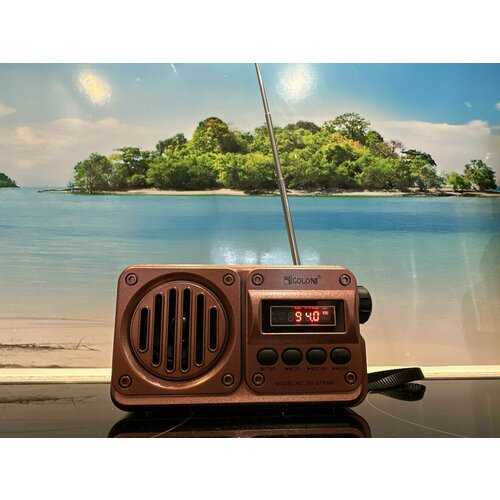 Аккумуляторный Радио с Bluetooth и Громкой Колонкой С Выдвижной Антенной разьём для USB и карты памяти 199900₽