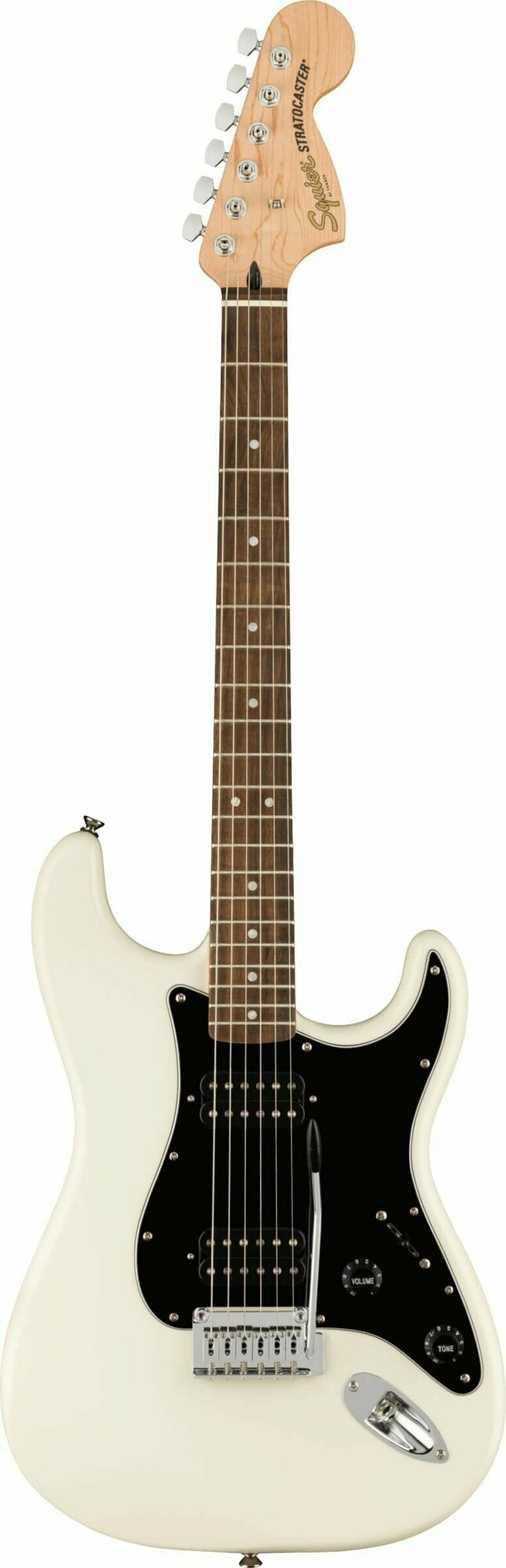 FENDER SQUIER Affinity Stratocaster HH LRL OLW электрогитара, цвет белый