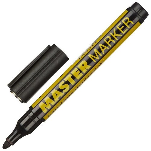 Маркер перманентный ScriNova Master черный с магнитом толщина линии 1-3 мм, 1164834