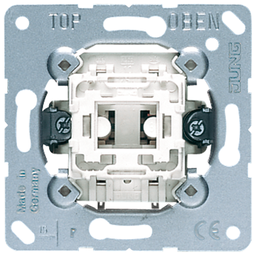 Выключатель одноклавишный кнопочный Jung 10A 250V 531U