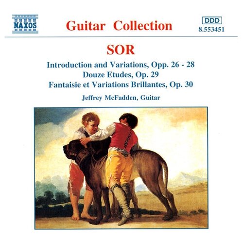 Sor - Introduction And Variations Op.26-28 / Etudes Op.29 - Naxos CD Deu (Компакт-диск 1шт) гитарная классика v a romantic french music for guitar and orchestra debussy faure satie debussy faure satie naxos cd deu компакт диск 1шт гитарная классика