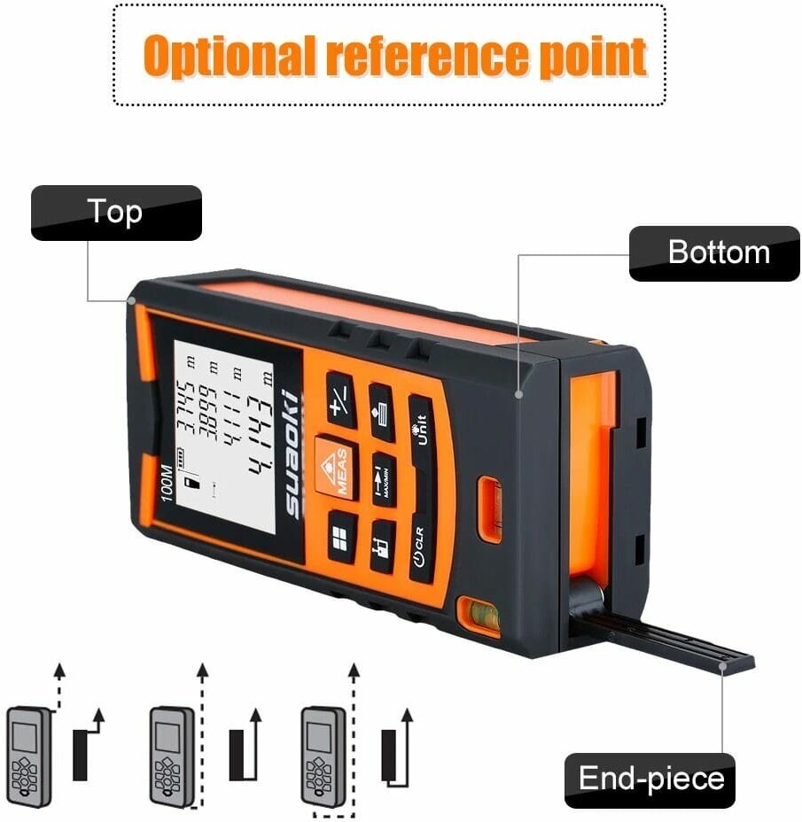 Цифровой лазерный дальномер Suaoki S9, 40 м, - фотография № 6