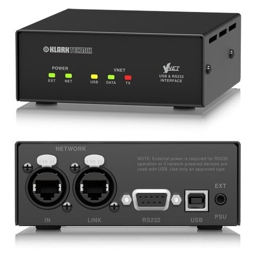 Внешняя звуковая карта с USB Tannoy Vnet USB RS232 Interface