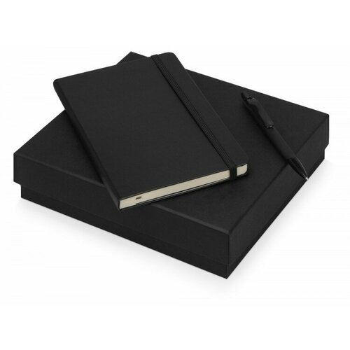 Подарочный набор Moleskine Sherlock с блокнотом А5 и ручкой (700369.02, черный, 23,5 х 20 х 6, бумага/полиуретан, пластик)