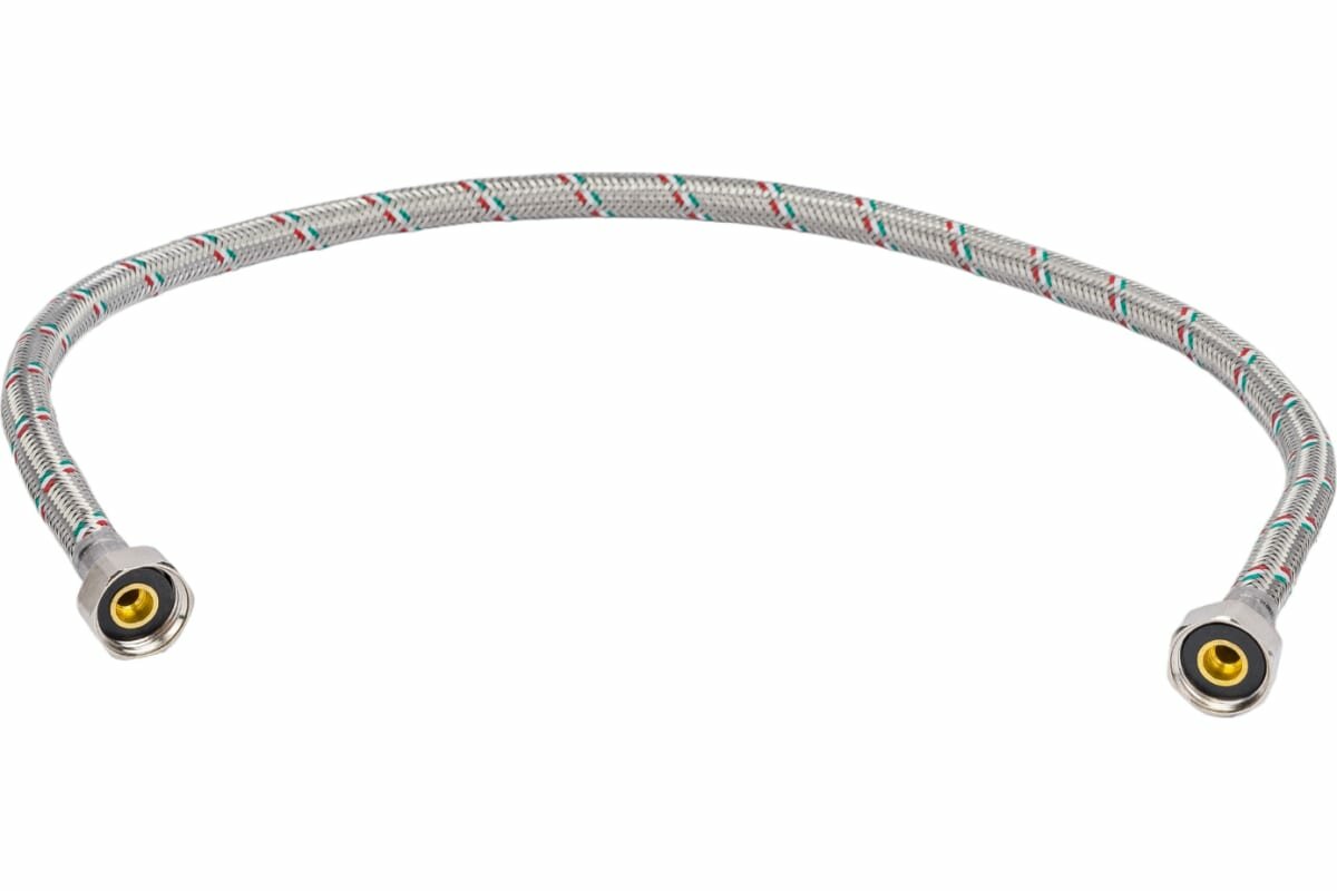 Uni-Fitt Гибкая подводка ВВ 1/2", 80 см, DN 8, оплётка из нерж. стали 500S2008