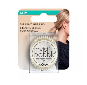 Invisibobble Резинка-браслет для волос Stay Gold, с подвесом, 3 шт (Invisibobble, ) - фото №5