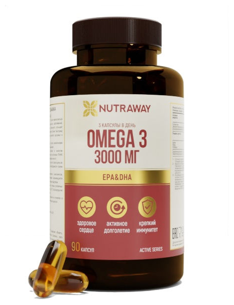 Omega 3 капс., 3000 мг, 90 шт.