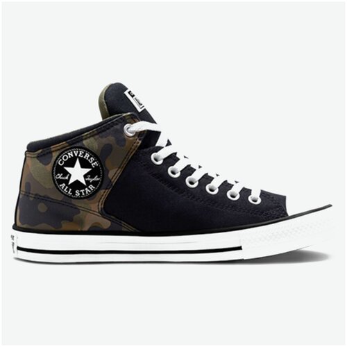 фото Кеды converse chuck taylor all star high street a01706 текстильные черные (42)