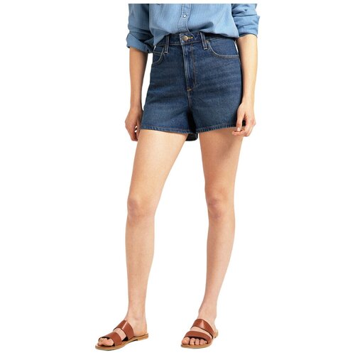 фото Шорты lee carol short dark buxton женщины l37cmwmn 32