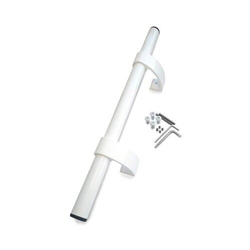 Дверная ручка скоба для аллюминевых и пластиковых ПВХ дверей, регулируемая 500 мм, белый