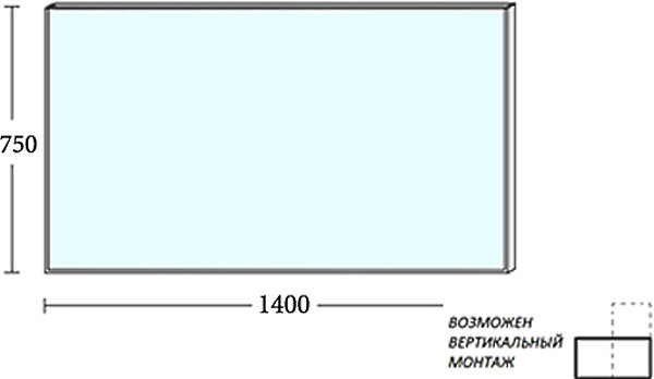 Зеркало De Aqua Сильвер 140 Серебро