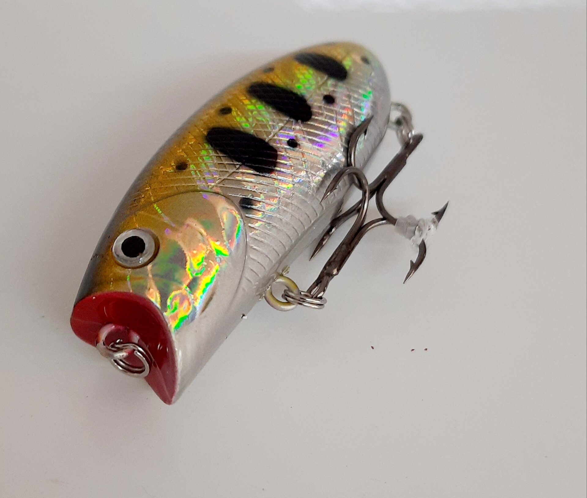 Воблер Sharado 58DR, на щуку и окуня, тройной крючок, серебристый, пластик — фото 1