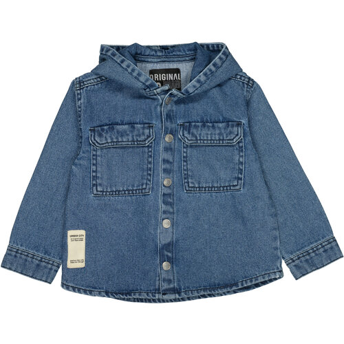 Джинсовая куртка Staccato, демисезон/лето, карманы, капюшон, размер 104/110, синий