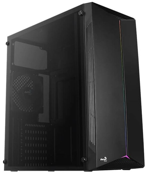 Корпус Aerocool Split-A-BK-v1 (ATX, Acrylic Window, RGB, USB3.0 x1, USB2.0 x2) (Split-A)