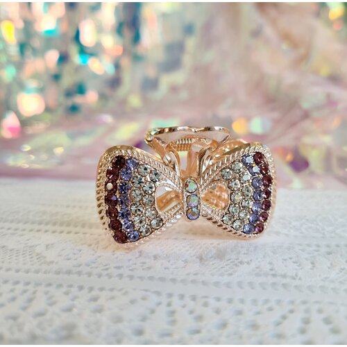 Крабик металлический бантик 465₽