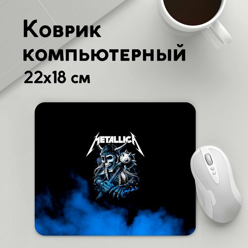 Коврик для мышки прямоугольный 220x180x3мм / Рок / Metallica