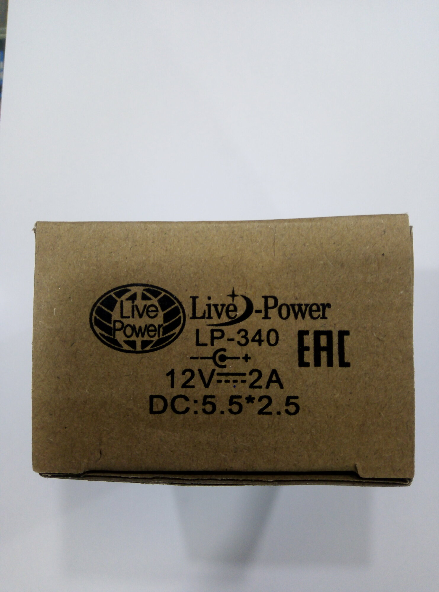 Блок питания Live-Power LP-340 12V 2A=2A штекер 5,5x2,5