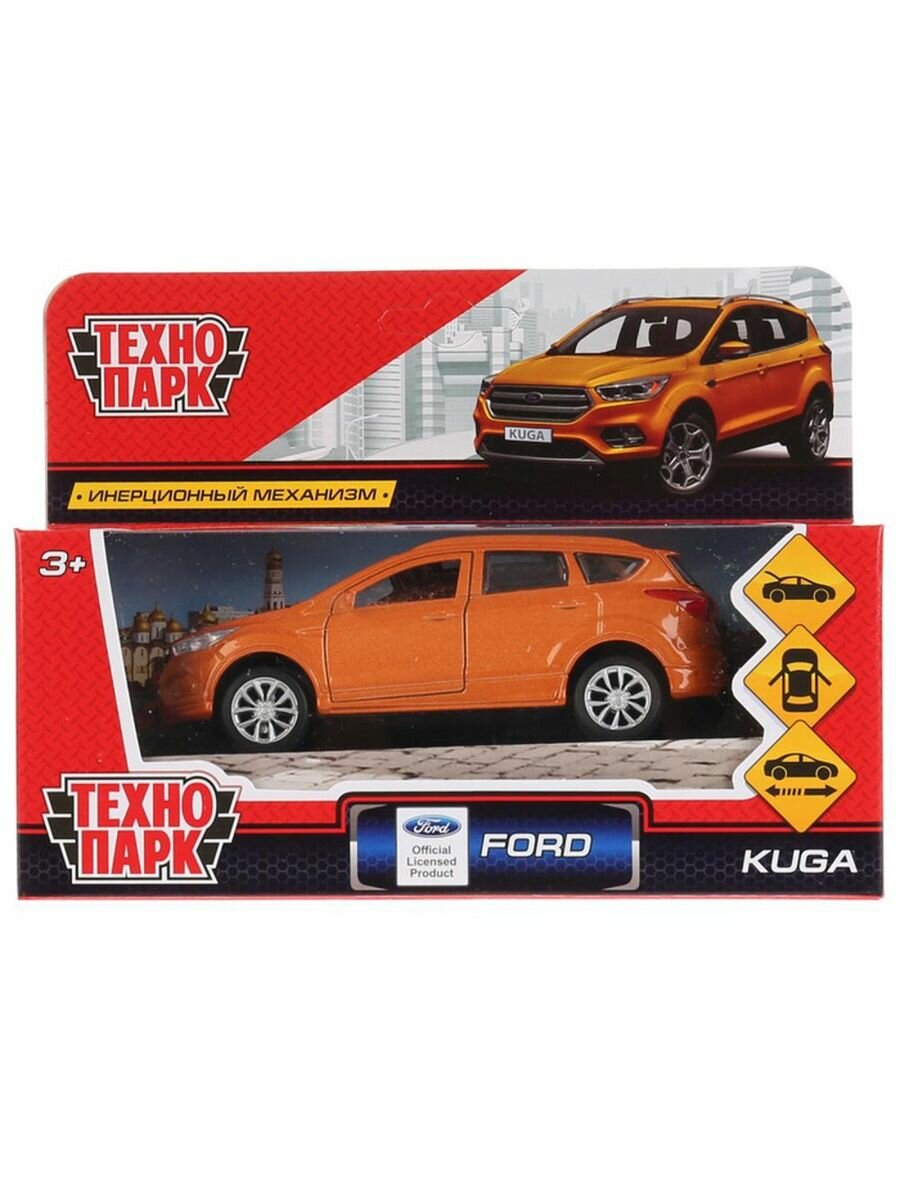Игрушка Технопарк Ford Kuga оранжевый - фото №1