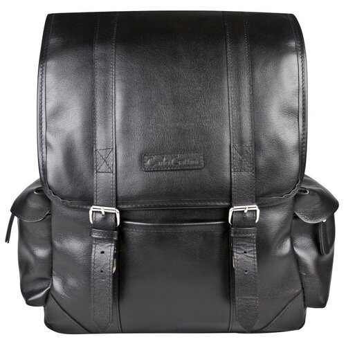фото Мужской кожаный рюкзак carlo gattini montalbano black 3097-01
