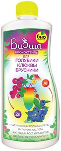 <b>Удобрение</b> БИОША БИОкоктейль <b>для</b> <b>голубики</b>, брусники и клюквы <span>брусника).полезные свойства биококтейля: • цинк (Zn) – повышает засухоустойчивость и урожайность; • алюминий (Al) – стимулирует рост и развитие вегетативной массы растения; • янтарная кислота - натуральный подкислитель; • натуральный экстракт отпугивает вредителей и повышает иммунитет к болезням</span>
