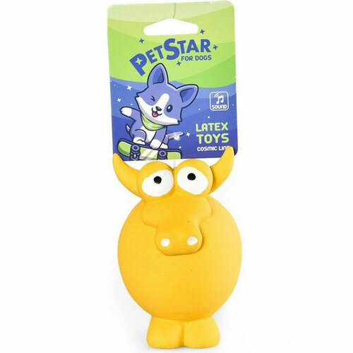 PET STAR игрушка для собак бычок 12*6*7см латекс pet star игрушка для собак 22см хамелеон латекс