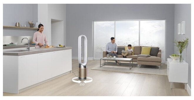 Очиститель воздуха Dyson Purifier cool formaldehyde pro (TP09), white/gold - фотография № 10