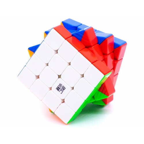 Скоростной Кубик Рубика YJ 4x4 YuSu V2 M 4х4 Магнитный / Головоломка для подарка / Цветной пластик